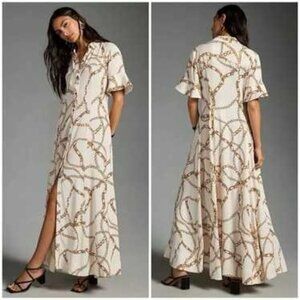 Maeve Chain Print Dress - Medium Petite